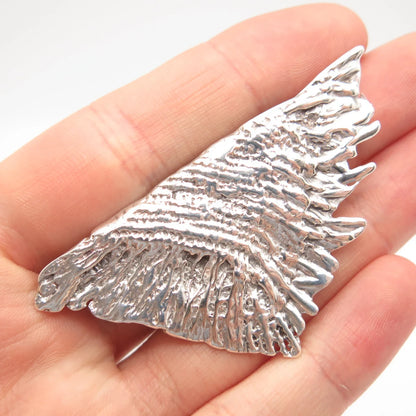 925 Sterling Silver Vintage Jacqueline Modernist Pin Brooch