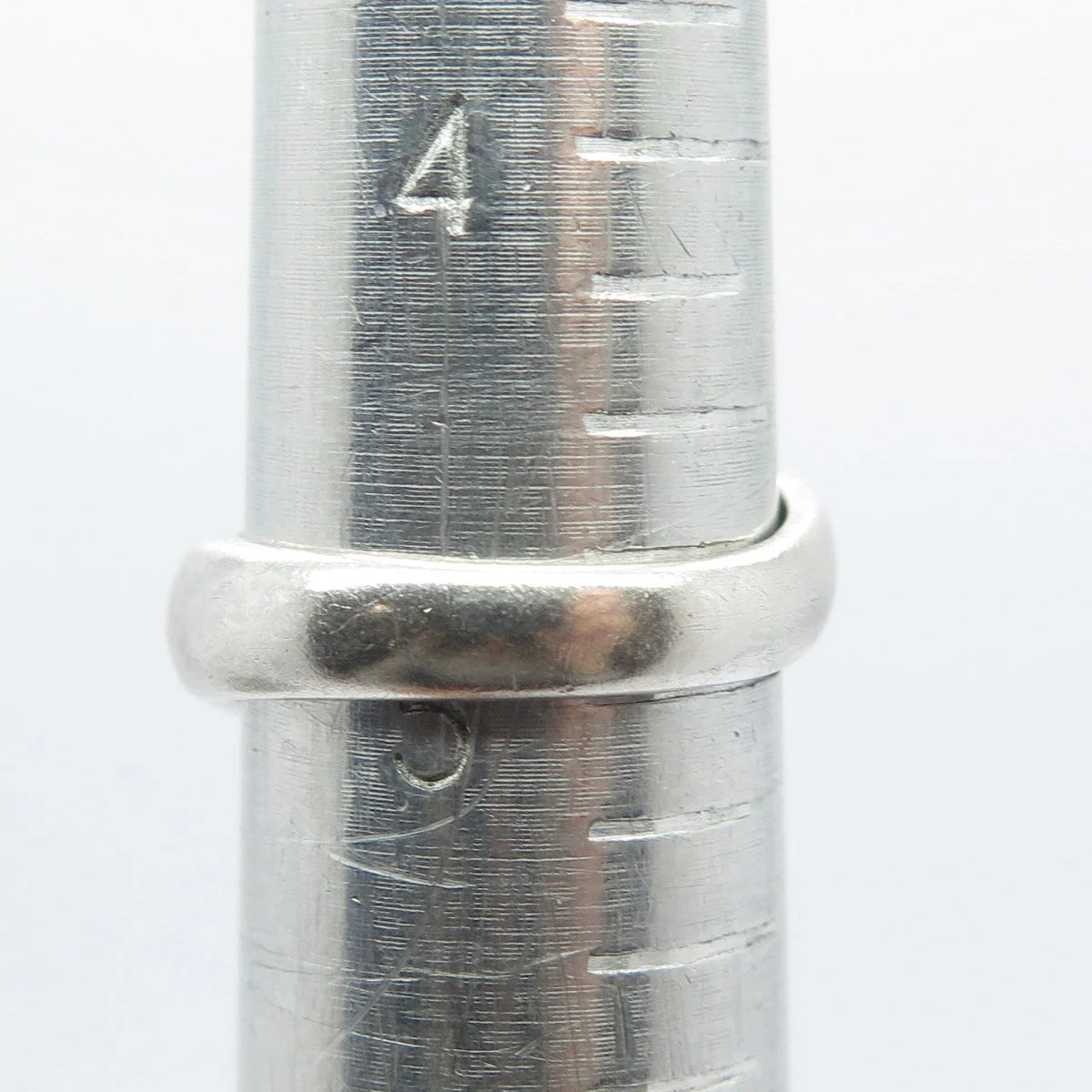 925 Sterling Silver C Z Wide Bypass Ring Size 5
