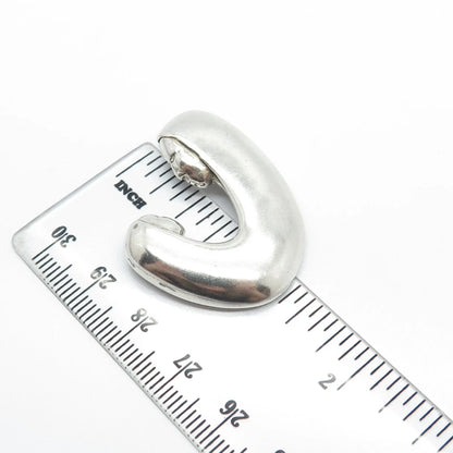 925 Sterling Silver Vintage Sun West Mother & Child Slide Pendant