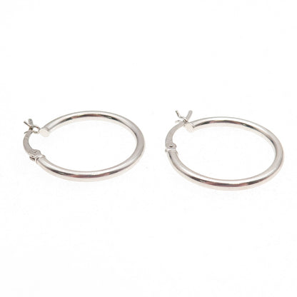 925 Sterling Silver Hoop Earrings