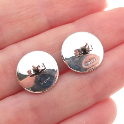 Josiah Wedgwood 925 Sterling Vintage 1979 Birmingham Jasperware Cameo Earrings