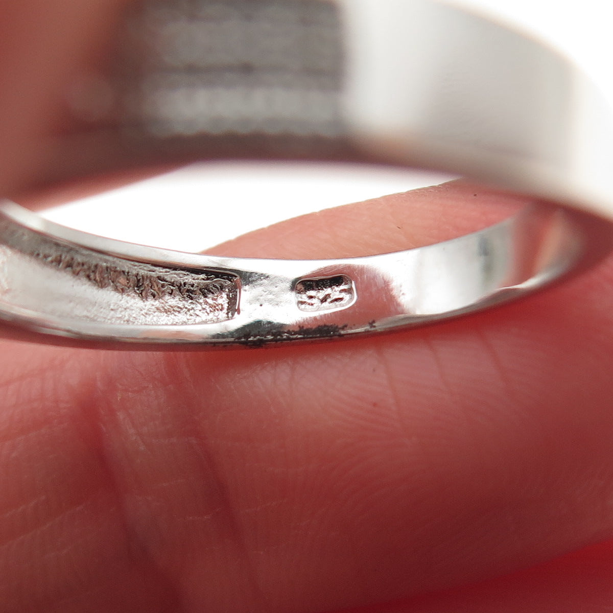 925 Sterling Silver Round-Cut C Z Sparkle Band Ring Size 9
