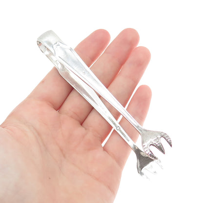 INTERNATIONAL SILVER 925 Sterling Antique 1921 Rosalind Sugar Tongs 4"