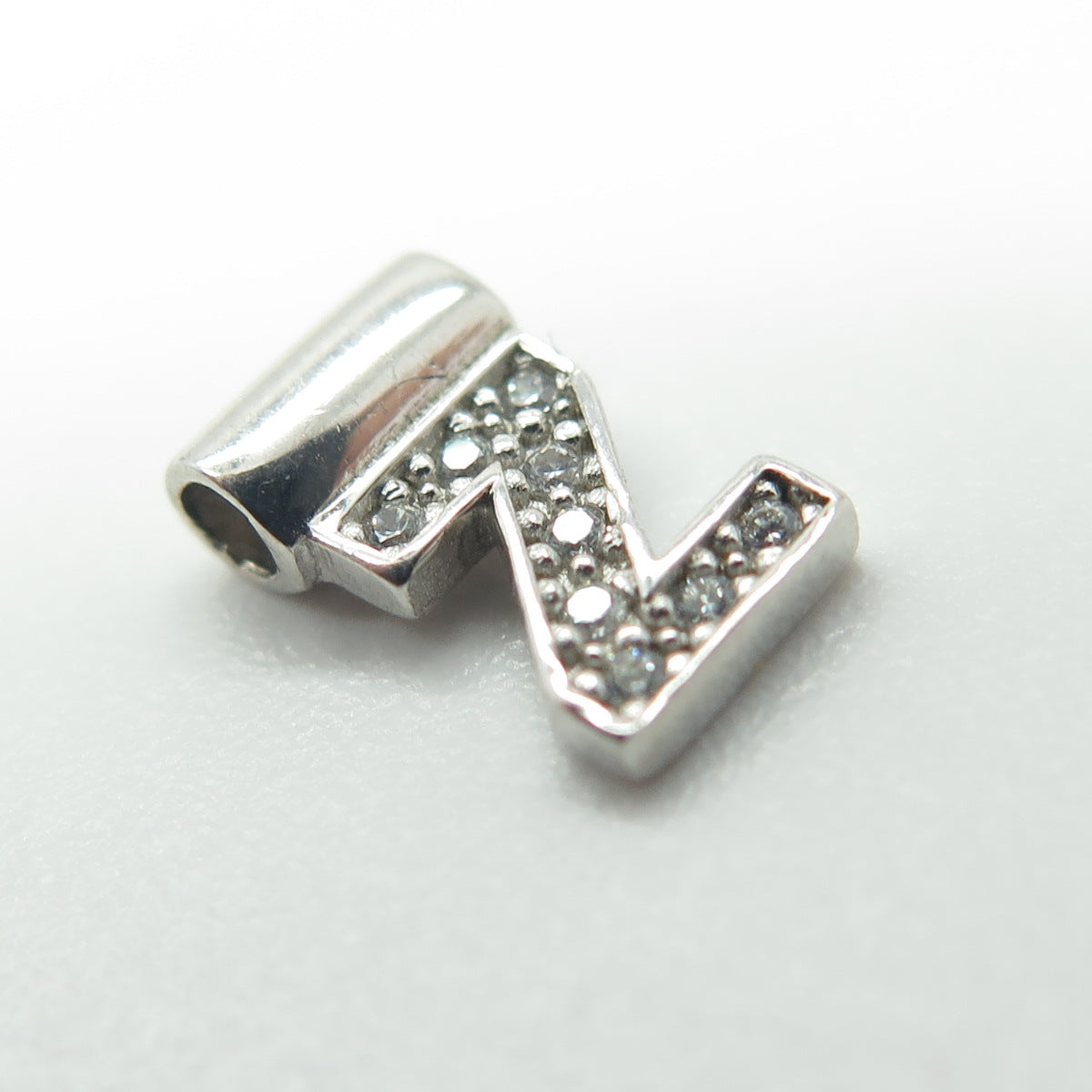 NOMINATION Italy 925 Sterling Silver C Z Letter "Z" SeiMia Pendant