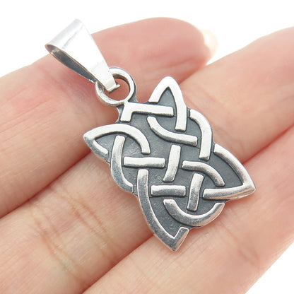 925 Sterling Silver Vintage Celtic Pendant