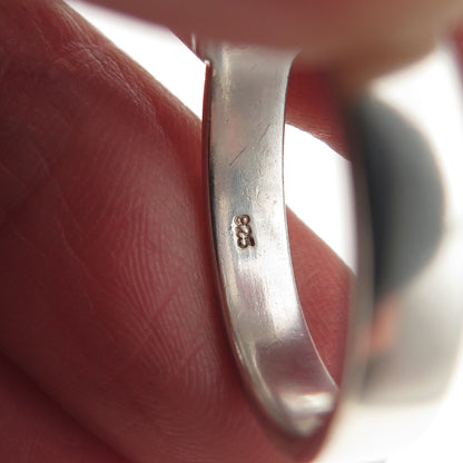 925 Sterling Silver Round-Cut C Z Cross Ring Size 7.5