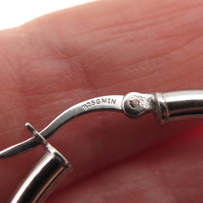 925 Sterling Silver Hoop Earrings