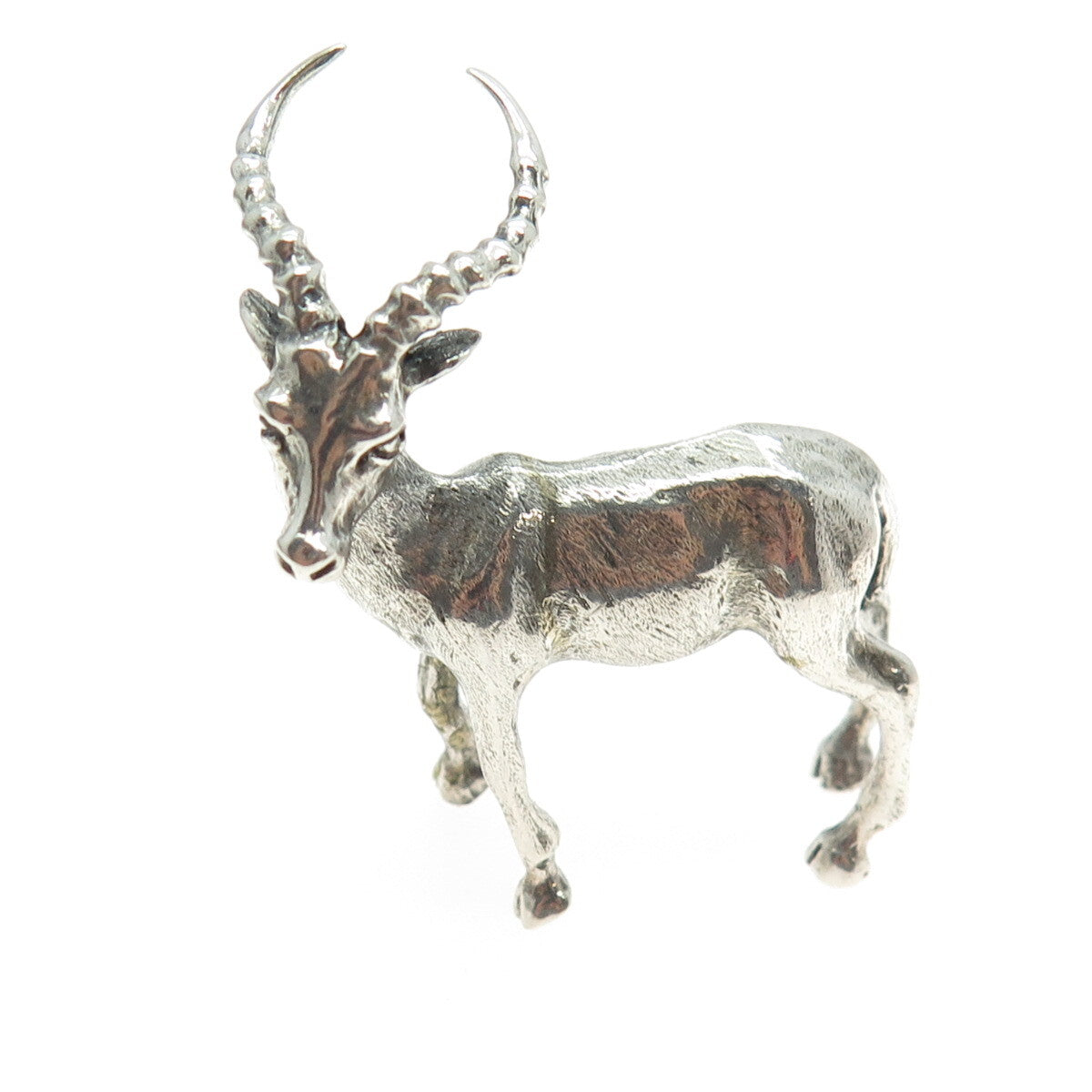 925 Sterling Silver Vintage Italy Impala Table Figurine