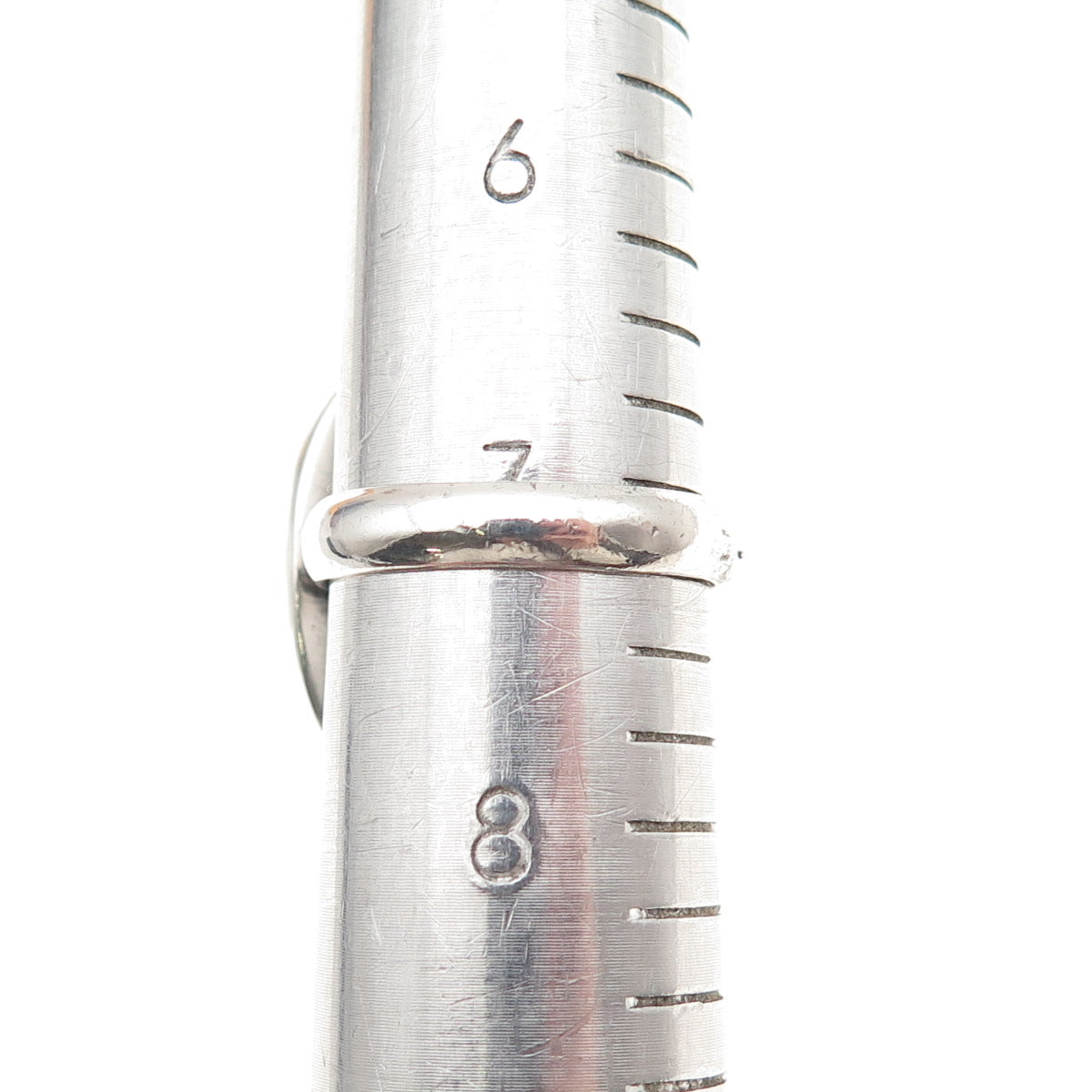 925 Sterling Silver Vintage Real Cabochon Chrysoprase Ring Size 7.25