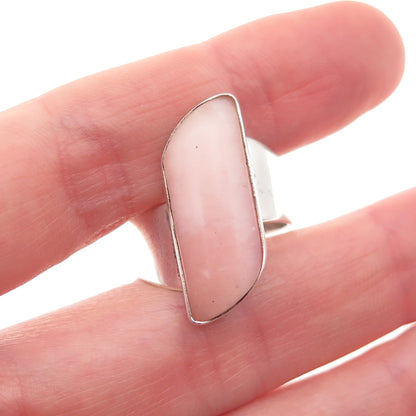 Jay King Desert Rose 925 Sterling Silver Vintage Real Pink Quartz Ring Size 8