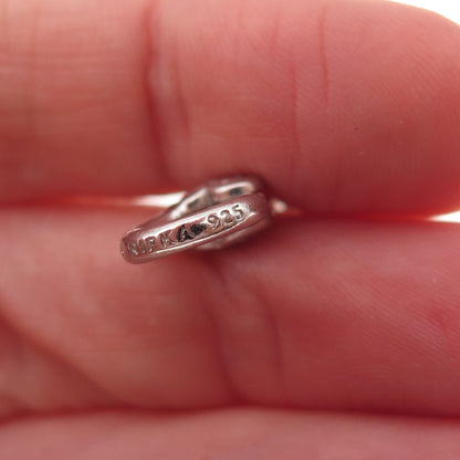 Judith Ripka 925 Sterling Silver C Z Letter L Initial Lobster Lock Charm Pendant