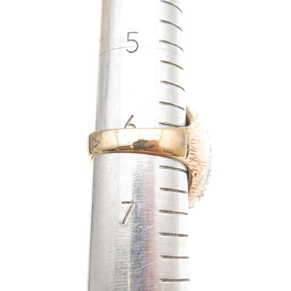 PANETTA Sterling Gold Plated Vintage Real Tiger Eye & Rhinestone Ring Size 6.25