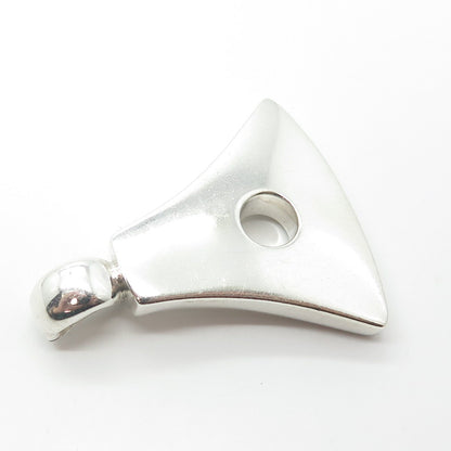 950 Silver Vintage Modernist Pendant