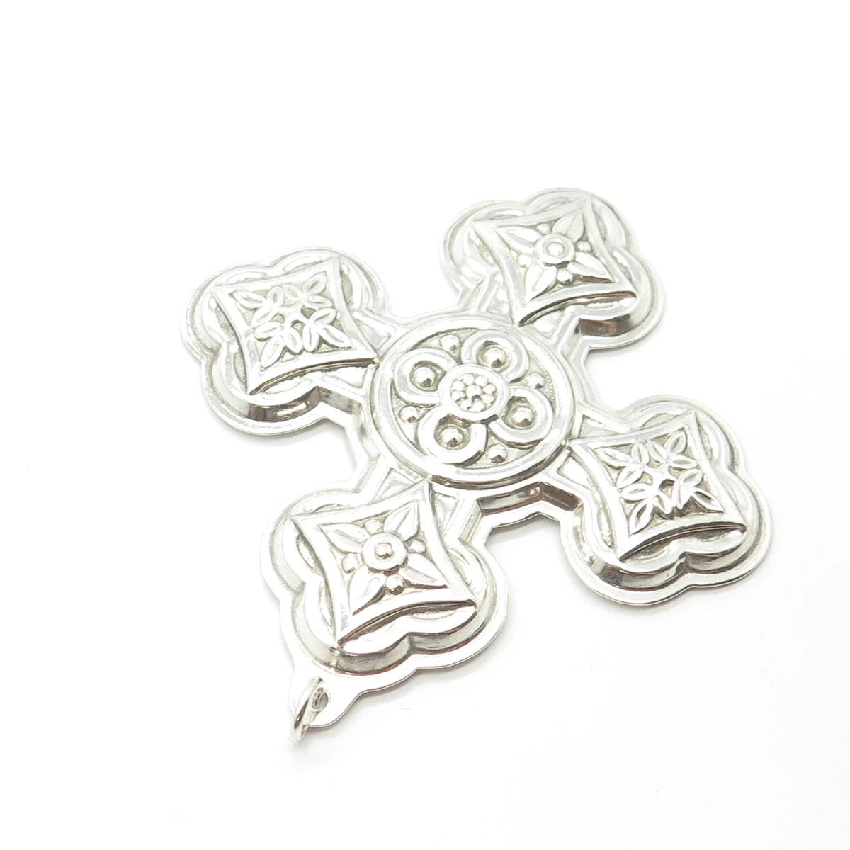 925 Sterling Silver Vintage Reed & Barton 1971 Christmas Cross Ornament
