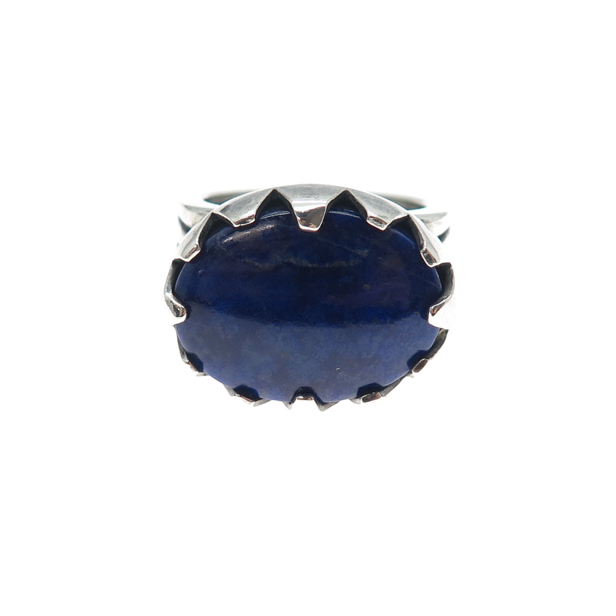 CODY Santa Fe 925 Sterling Silver Vintage Real Lapis Lazuli Ring Size 8.25