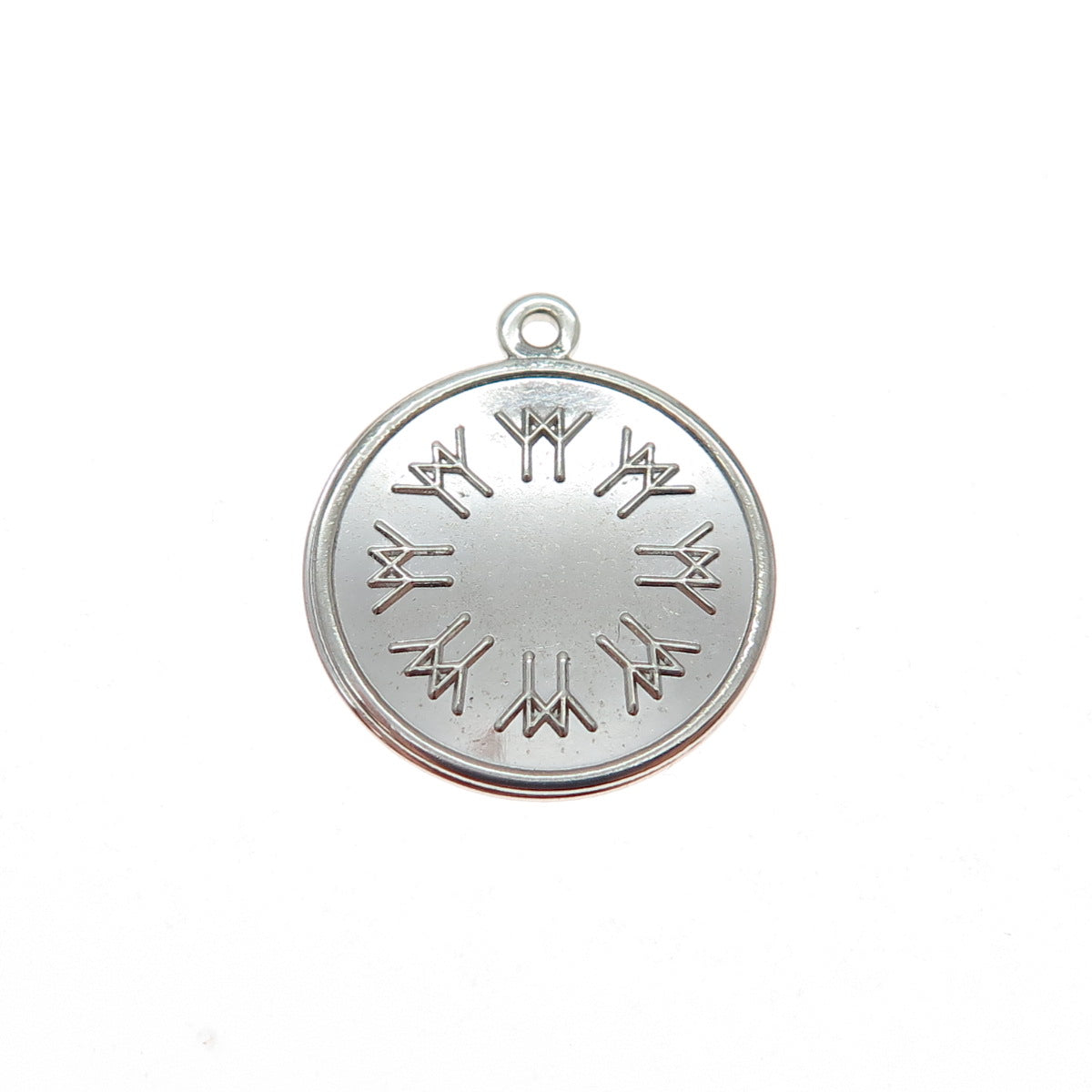 925 Sterling Silver Vintage 1967 ISJC Expo Friendship Minimalist Charm Pendant