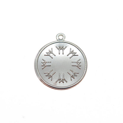 925 Sterling Silver Vintage 1967 ISJC Expo Friendship Minimalist Charm Pendant