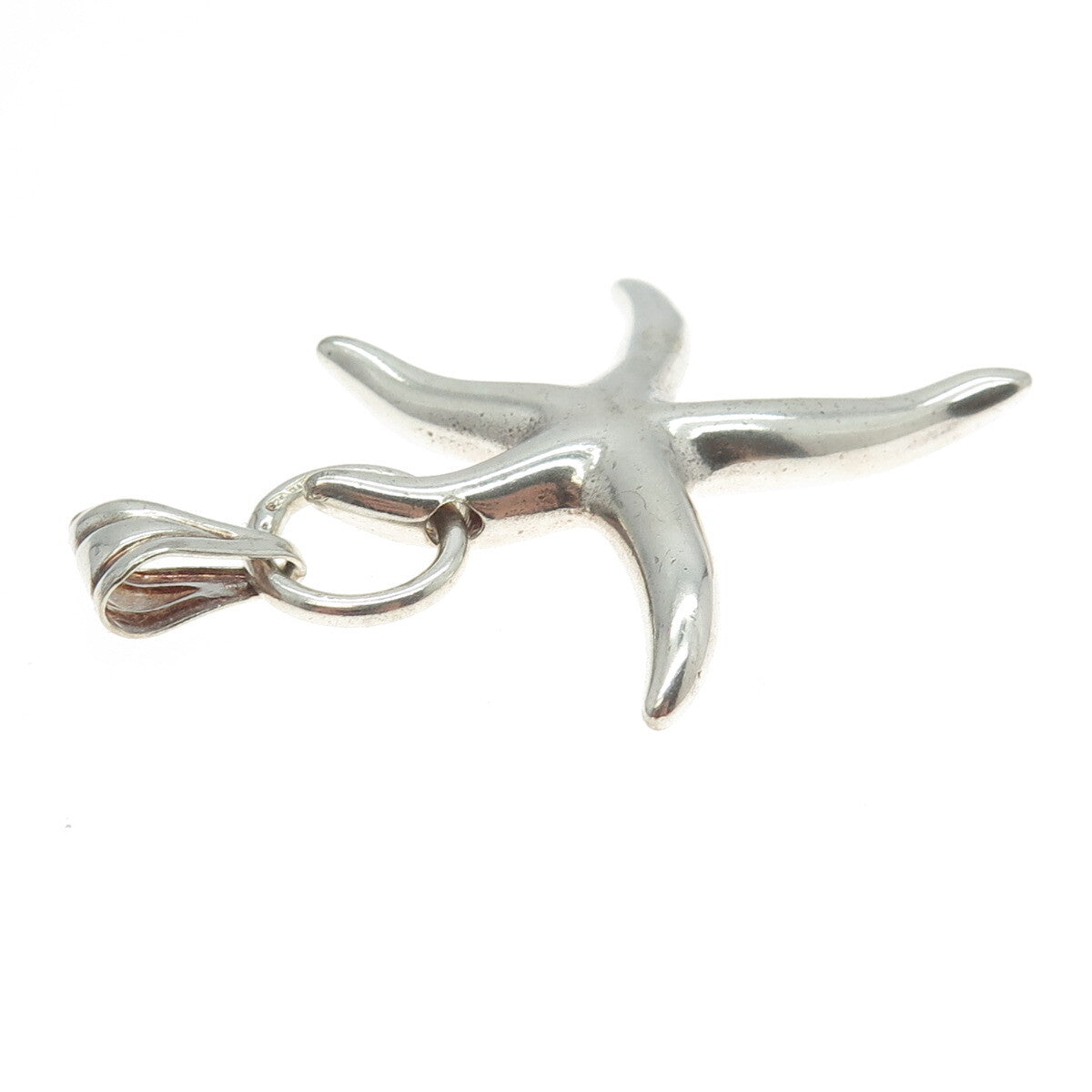 925 Sterling Silver Vintage Italy Starfish Pendant