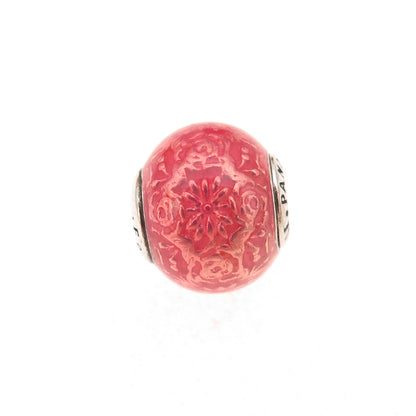 Pandora 925 Sterling Silver Enamel Essence Freedom Slide Bead Charm