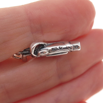 Shube 925 Sterling Silver Vintage Golf Club Oxidized Charm Pendant