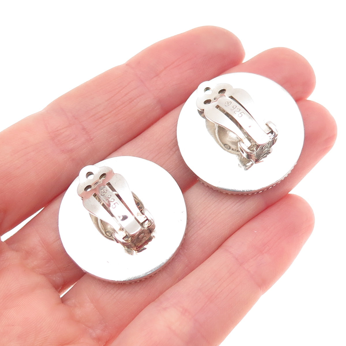 MMA Metropolitan Museum of Art 925 Sterling Vintage 1994 Lion Clip On Earrings