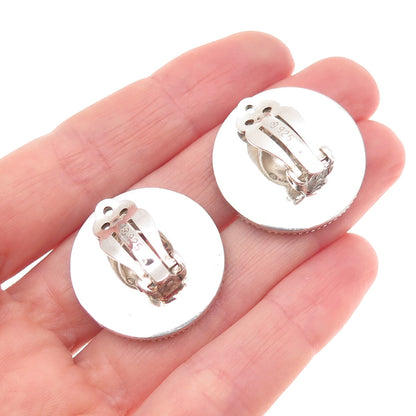 MMA Metropolitan Museum of Art 925 Sterling Vintage 1994 Lion Clip On Earrings