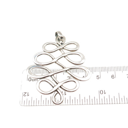 Robert Lee Morris 925 Sterling Silver Vintage Infinity Swirl Pendant