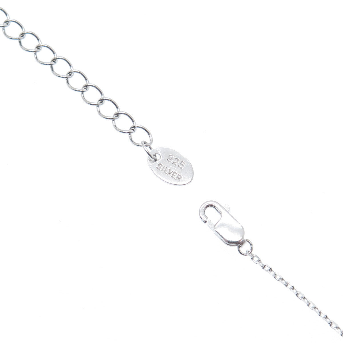 925 Sterling Silver Round-Cut Nano Amethyst Cable Chain Necklace 16-18"