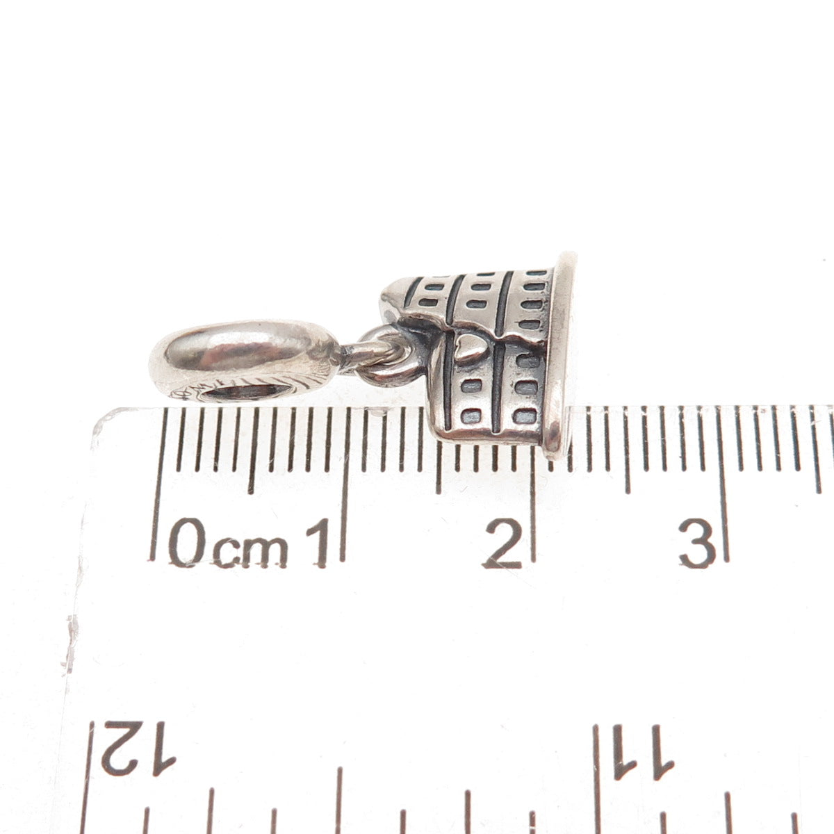 Pandora 925 Sterling Silver Rome Colosseum Dangle Charm