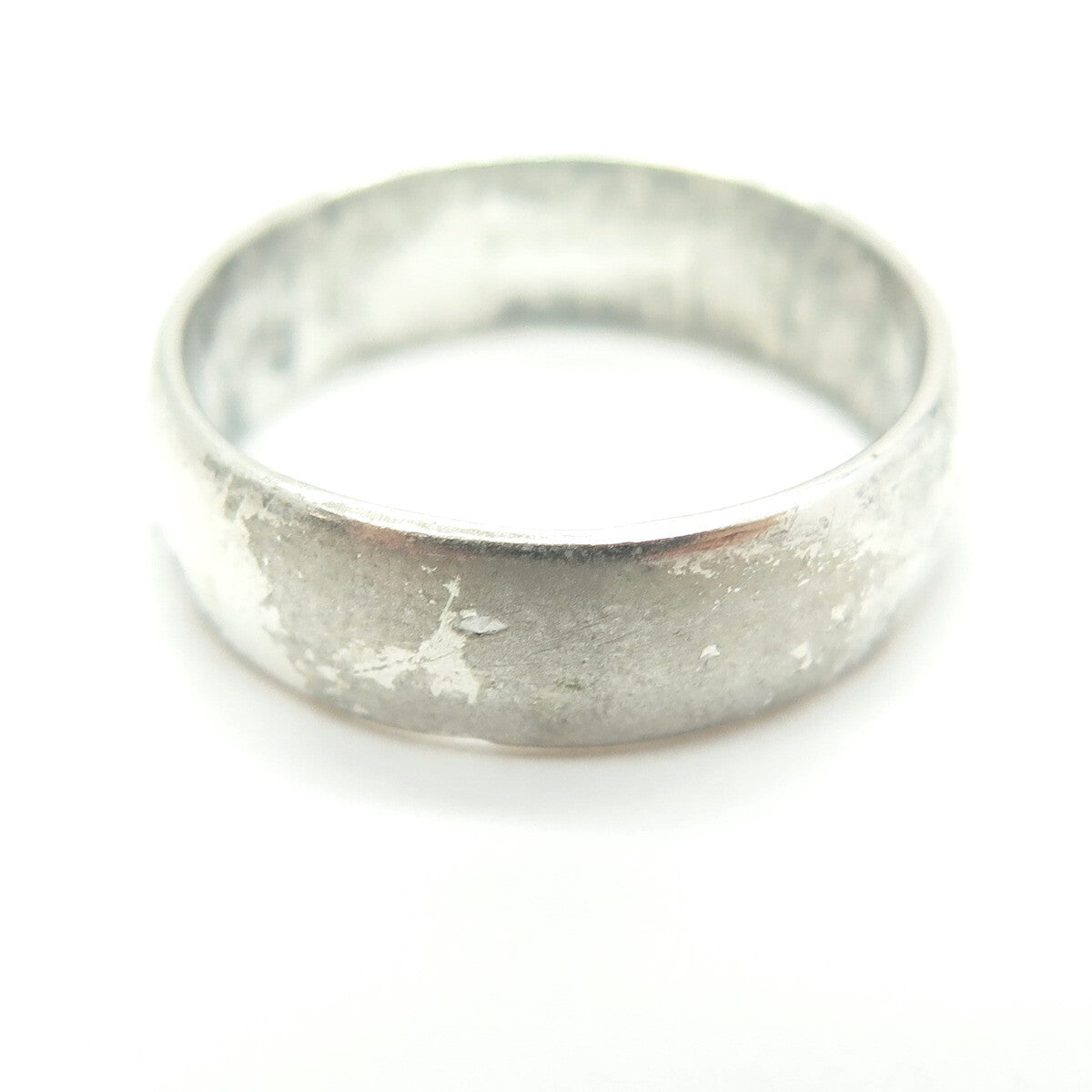 VARGAS 925 Sterling Silver Vintage Classic Band Ring Size 6