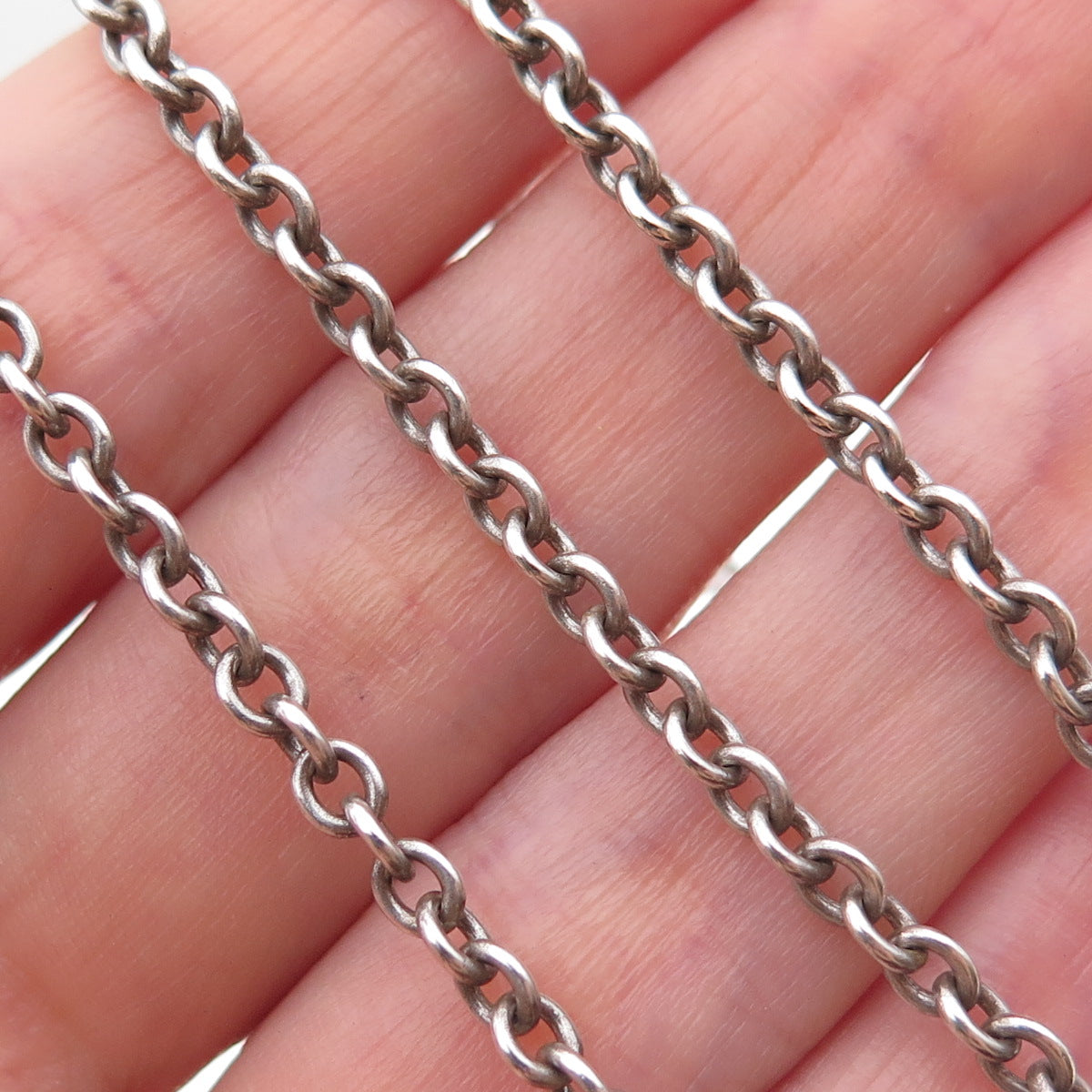 James Avery 925 Sterling Silver Vintage Rolo Chain Necklace 24"