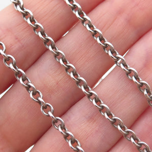 James Avery 925 Sterling Silver Vintage Rolo Chain Necklace 24"