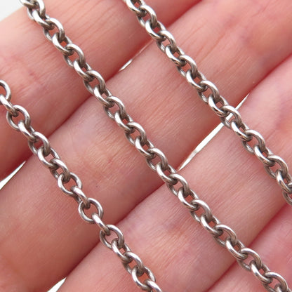 James Avery 925 Sterling Silver Vintage Rolo Chain Necklace 24"