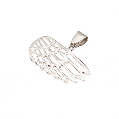 925 Sterling Silver Vintage Angel Wing Charm Pendant