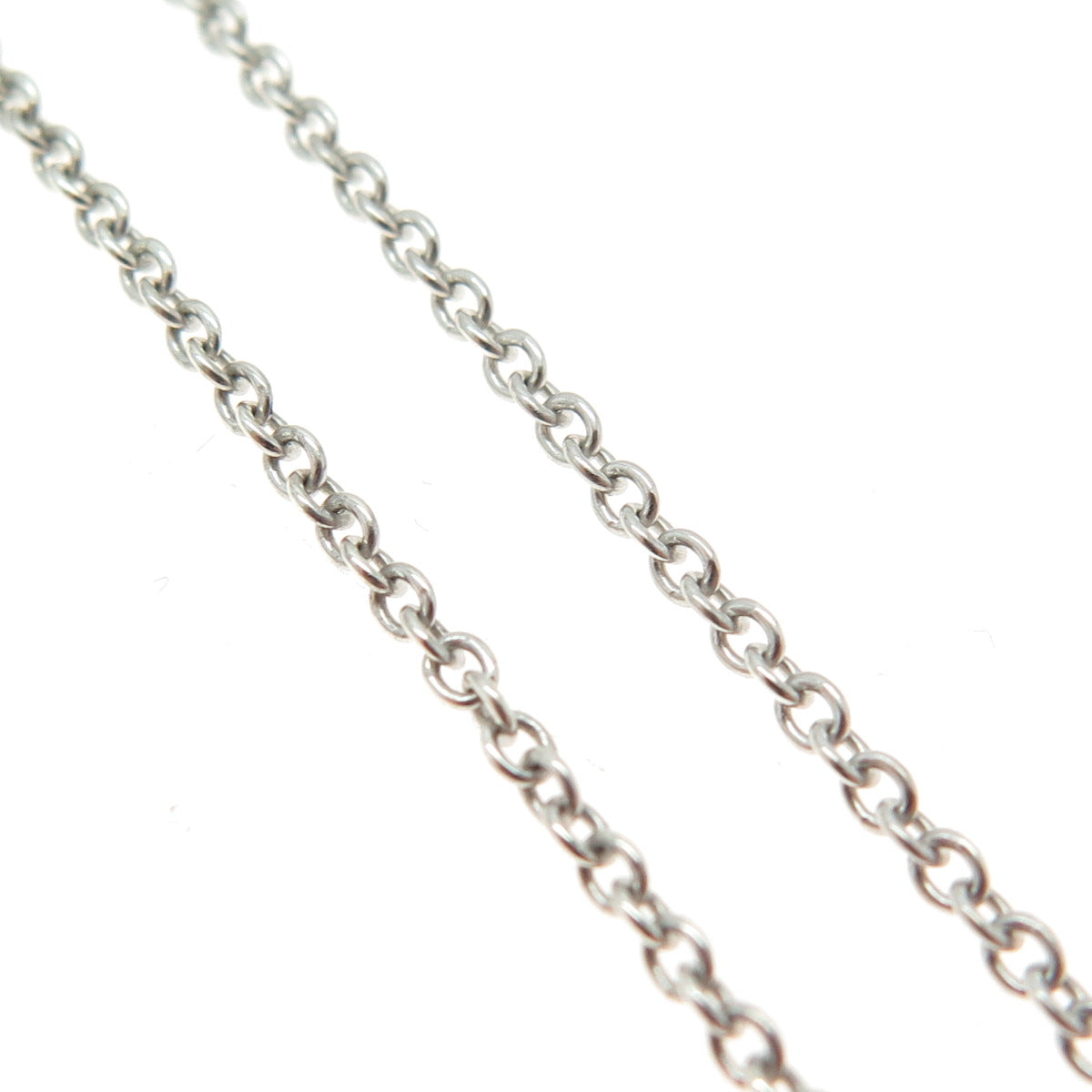 925 Sterling Silver Rolo Chain Necklace 18"