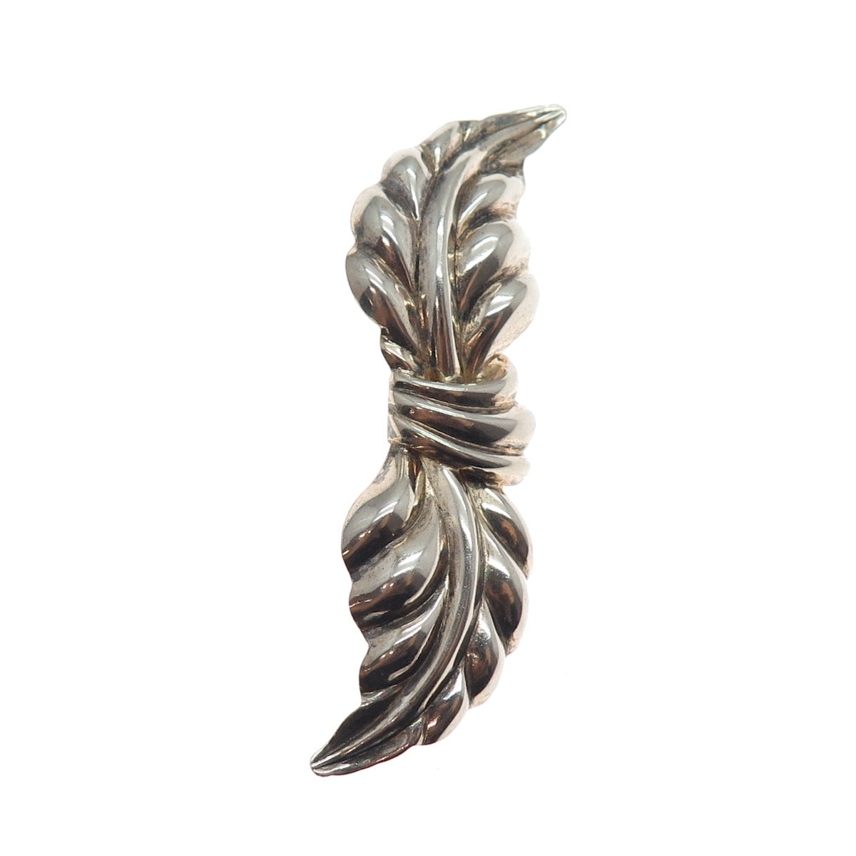 BOND BOYD 925 Sterling Silver Gold Plated Vintage Floral Pin Brooch