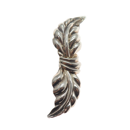 BOND BOYD 925 Sterling Silver Gold Plated Vintage Floral Pin Brooch