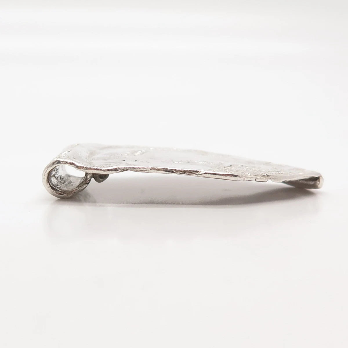 925 Sterling Silver Vintage Abstract Slide Pendant