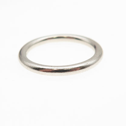 Pandora 925 Sterling Silver Stackable Wedding Band Ring Size 6