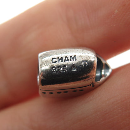 CHAMILIA 925 Sterling Silver Cruise Ship Slide Bead Charm