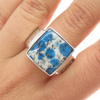 PHLD PlayHardLookDope 925 Sterling Silver Real K2 Jasper Ring Size 12.5