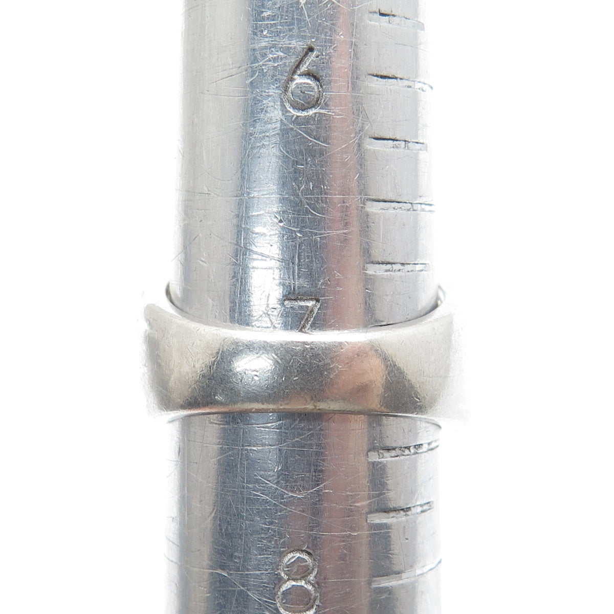 925 Sterling Silver 3-Tone Round-Cut C Z Station Crisscross Ring Size 7.25