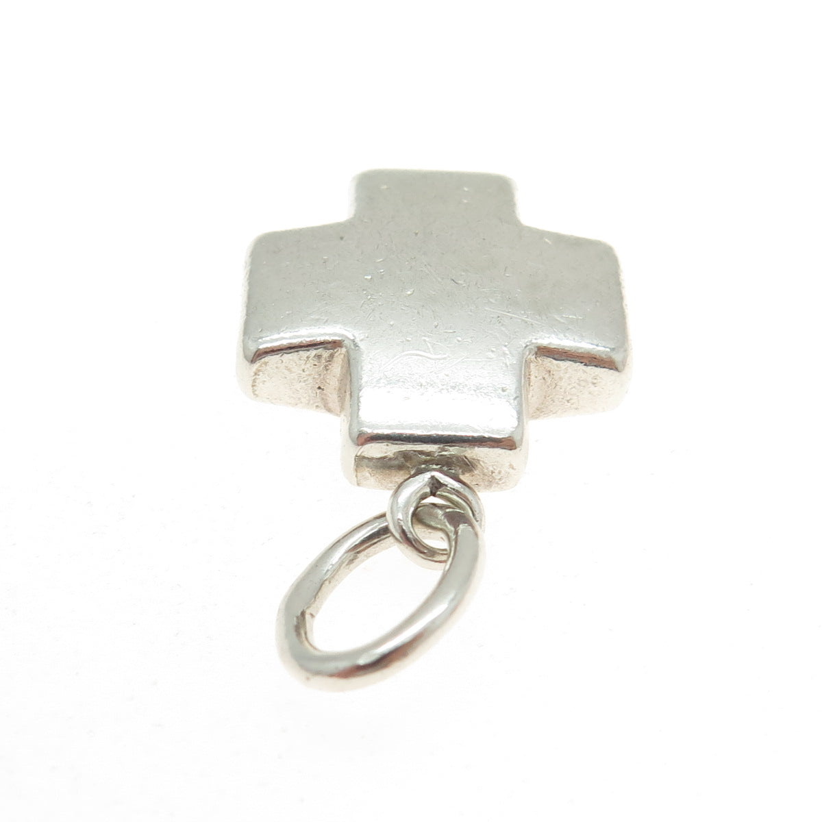 925 Sterling Silver Vintage Cross Charm Pendant