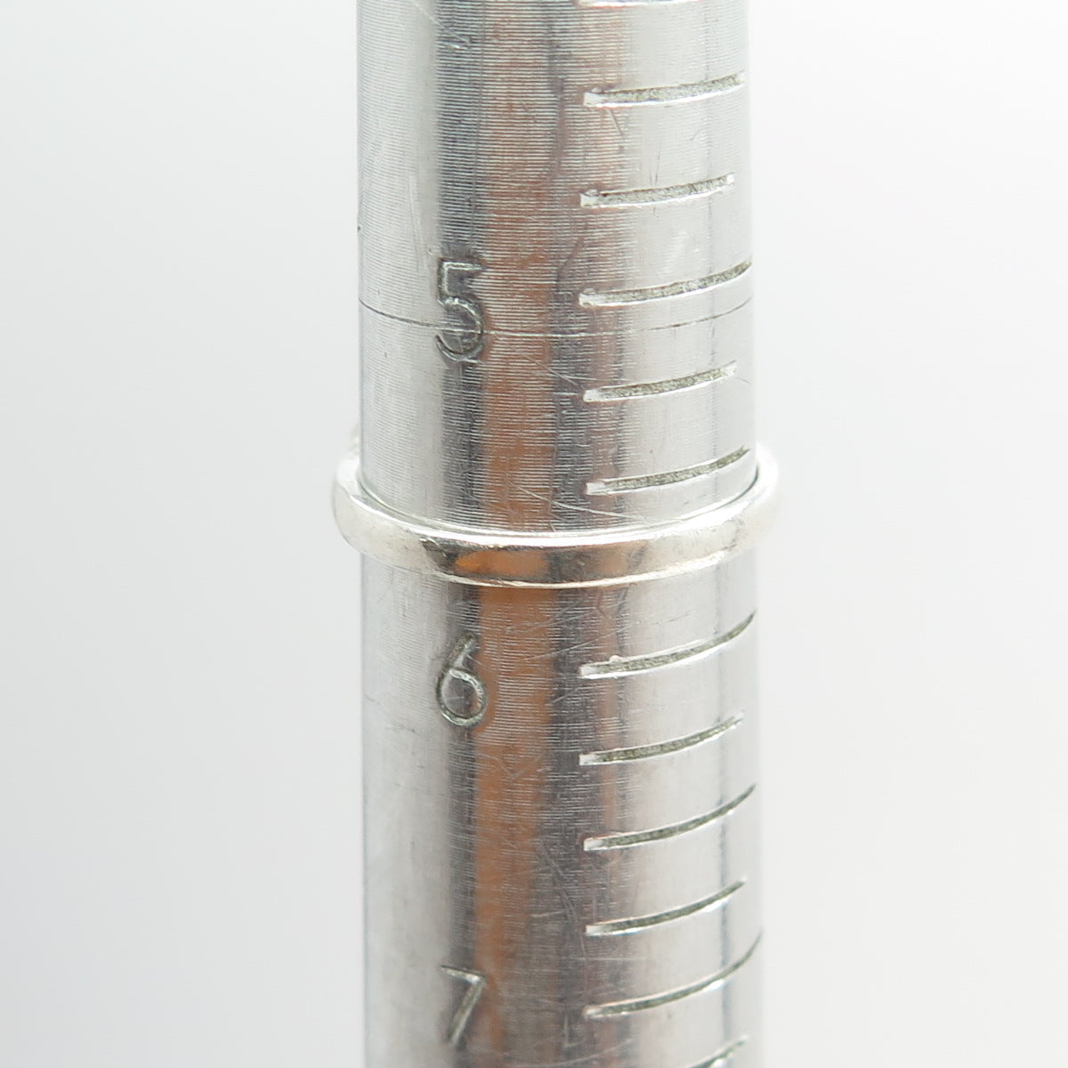 925 Sterling Silver Vintage Open Heart Ring Size 5.75