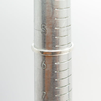 925 Sterling Silver Vintage Open Heart Ring Size 5.75