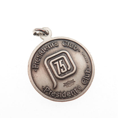925 Sterling Silver Vintage 1975 Arizona President's Club Charm Pendant