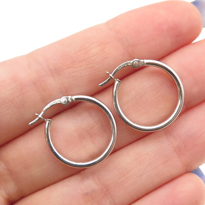 925 Sterling Silver Hoop Earrings