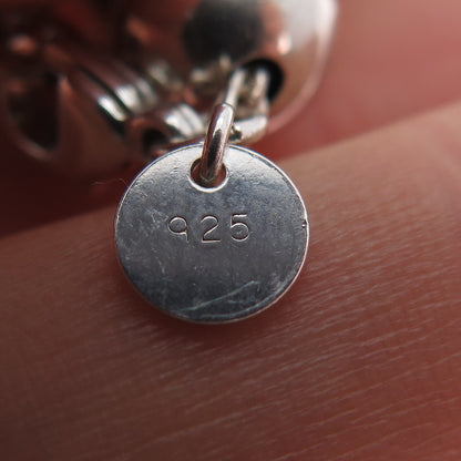 TIFFANY & CO. 925 Sterling Silver Vintage HardWear Ball Beaded Bracelet 6.5"