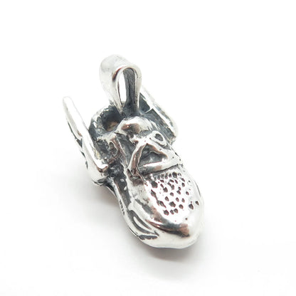 925 Sterling Silver Vintage Sneakers w/ Wings Pendant