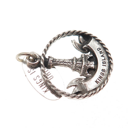 Maisels Indian Post 925 Sterling Silver Vintage Kings Island Mini Charm Pendant